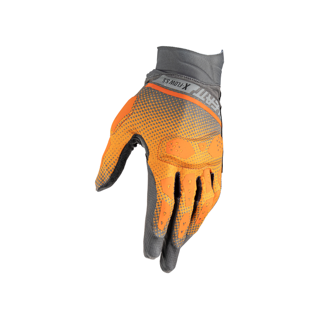 LUVAS LEATT ADV 5.5 X-FLOW SHORT LARANJA - M - 6025101922