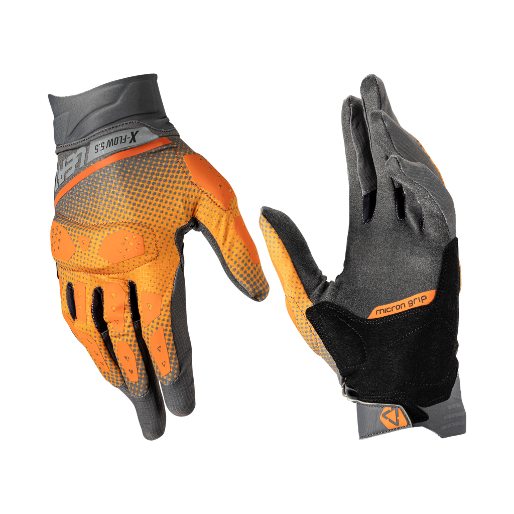 LUVAS LEATT ADV 5.5 X-FLOW SHORT LARANJA - XL - 6025101924