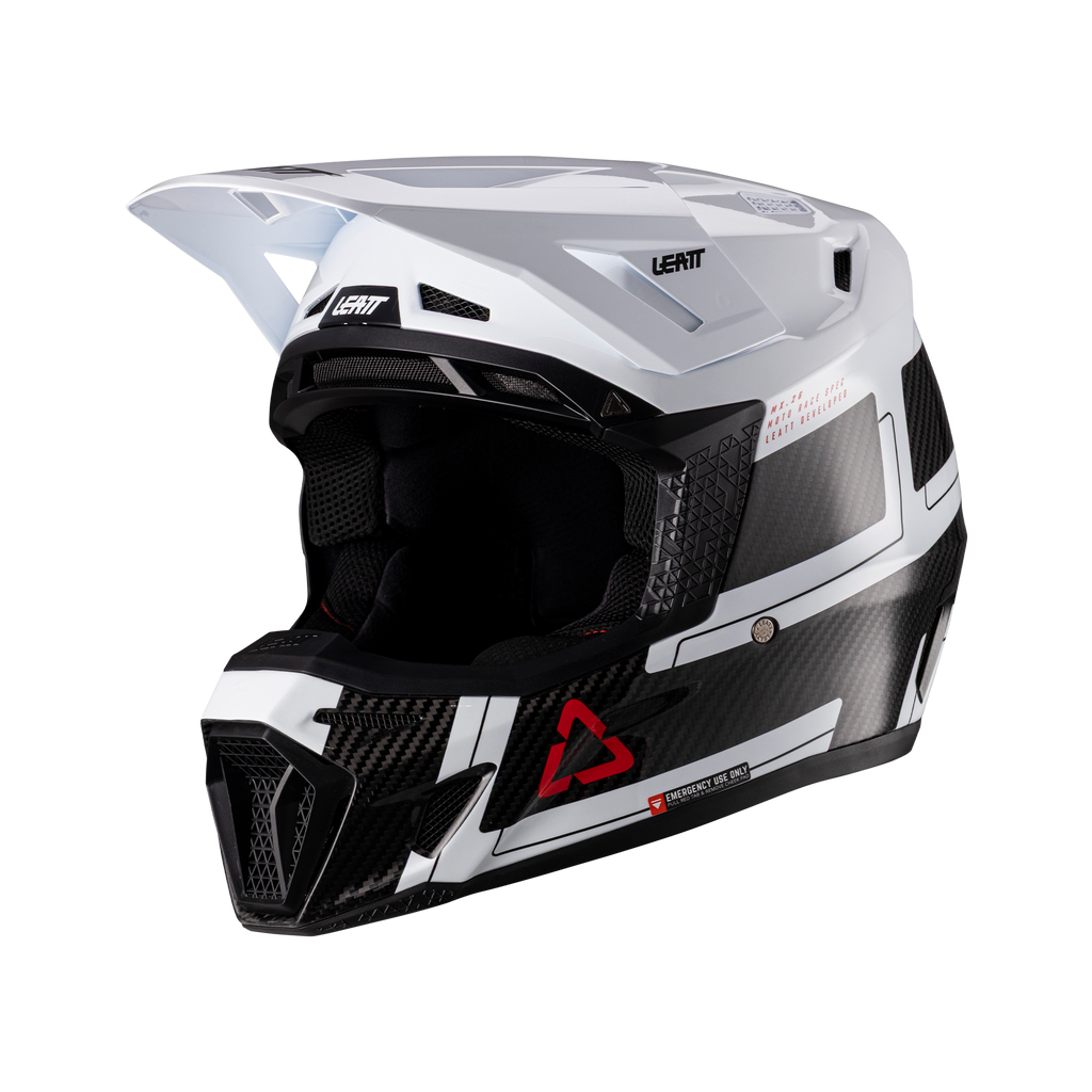 CAPACETE LEATT 9.5 CARBON/BRANCO - L - 1026000103