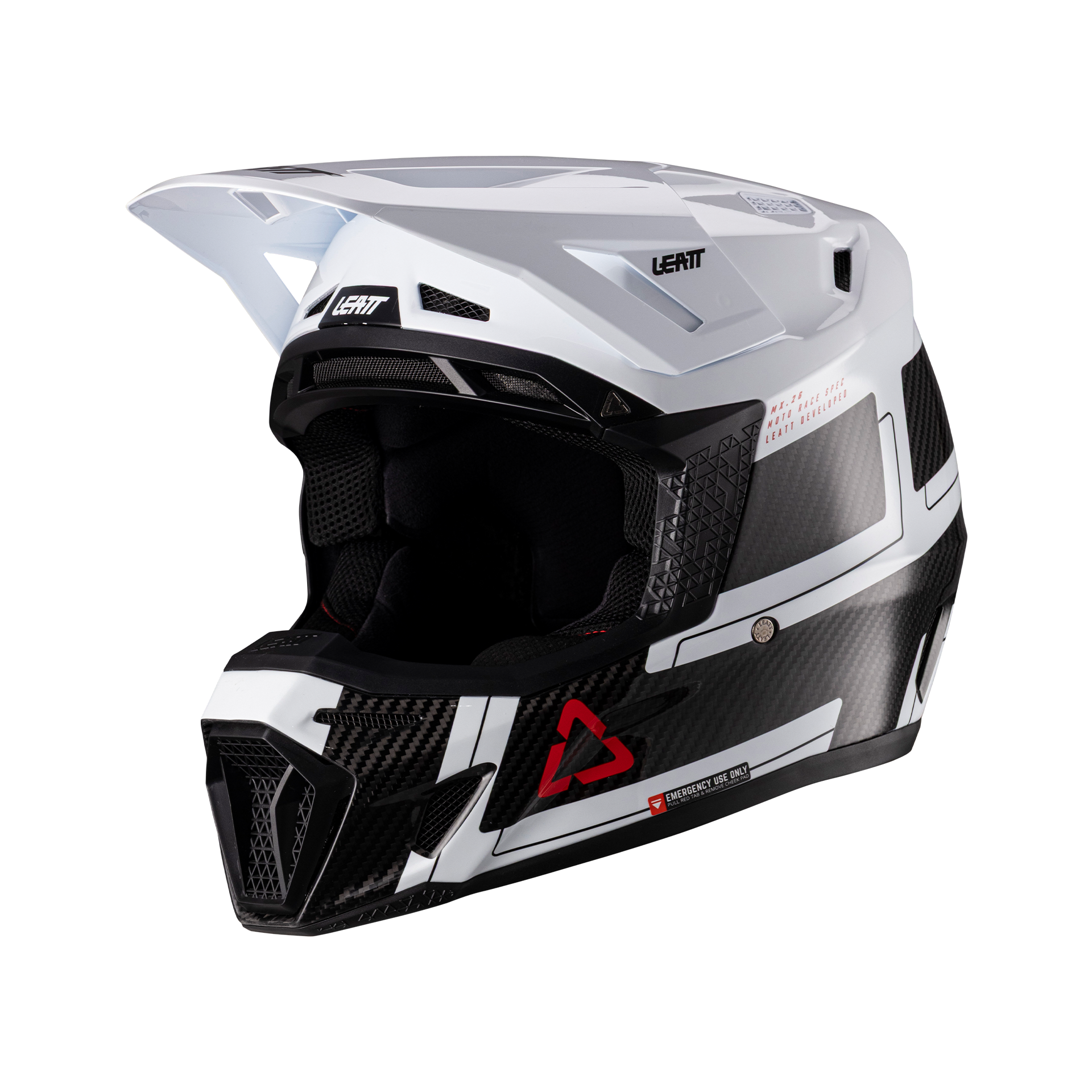 CAPACETE LEATT 9.5 CARBON/BRANCO - L - 1026000103