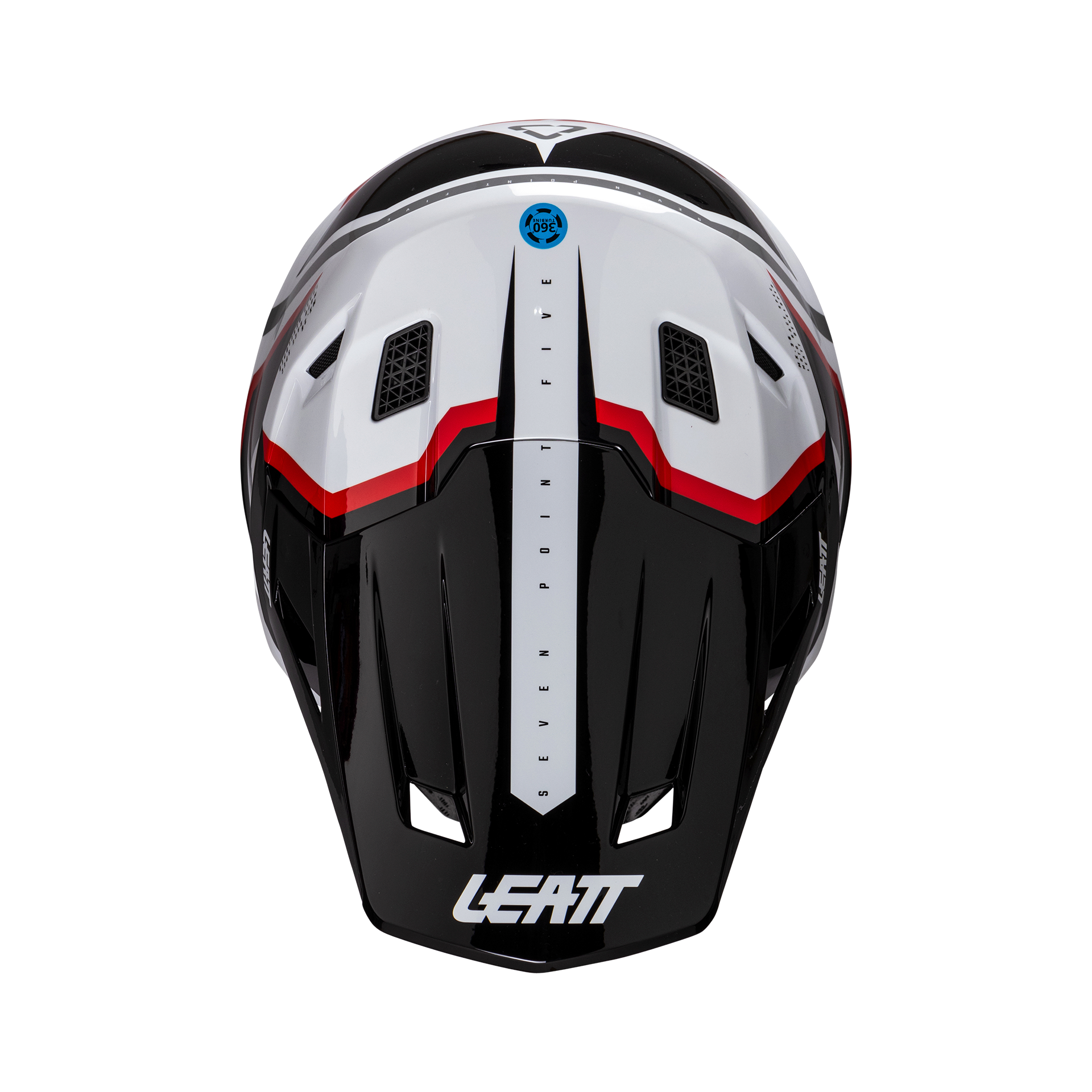 CAPACETE LEATT 7.5 BRANCO/VERMELHO - L - 1026000503