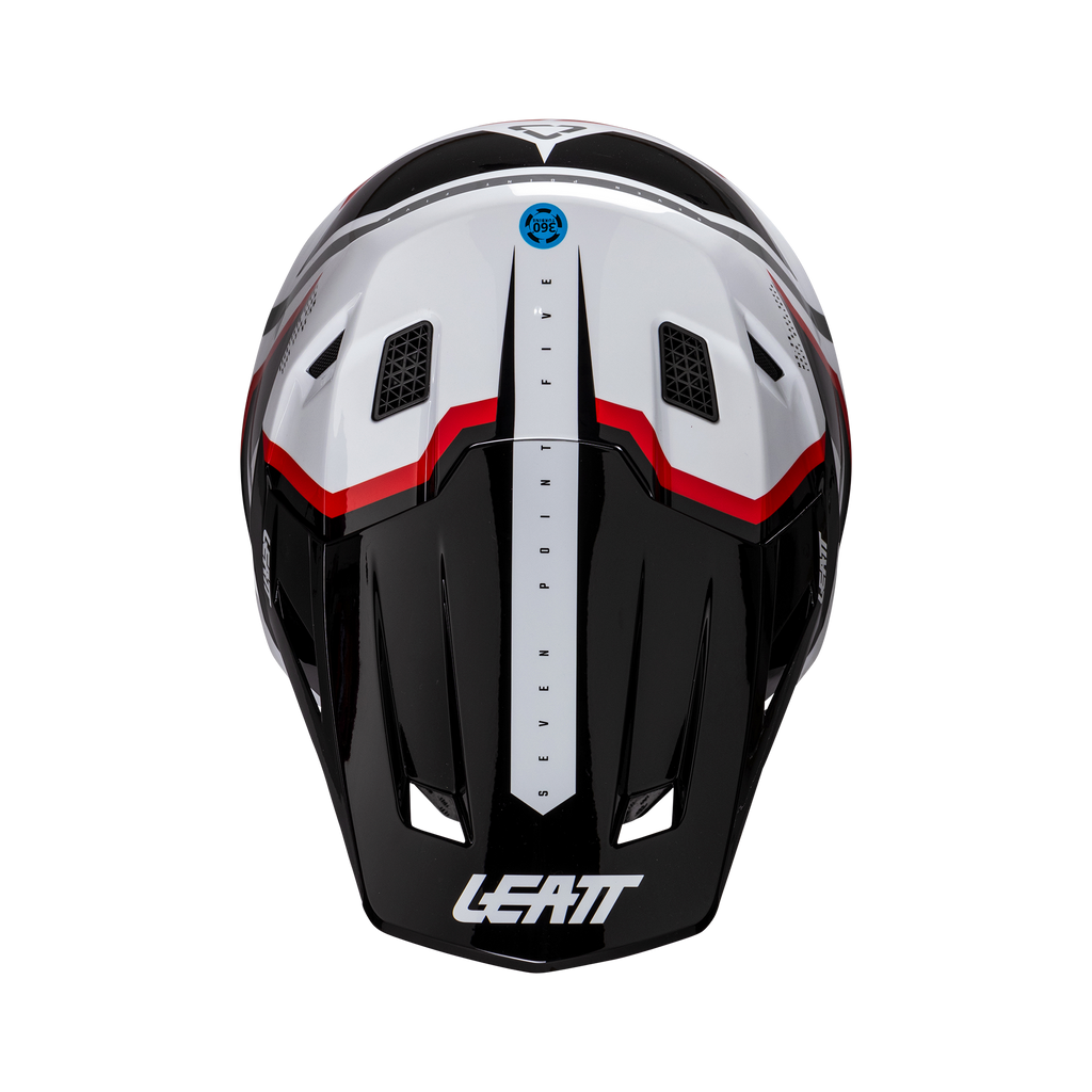 CAPACETE LEATT 7.5 BRANCO/VERMELHO - XL - 1026000504