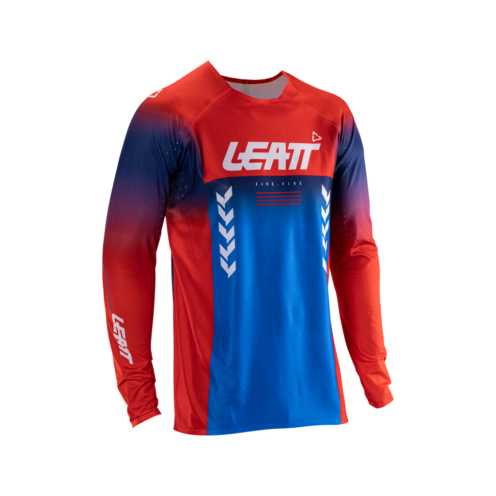 CAMISOLA LEATT 5.5 ULTRAWELD ROYAL/VERMELHO - L - 5026000182