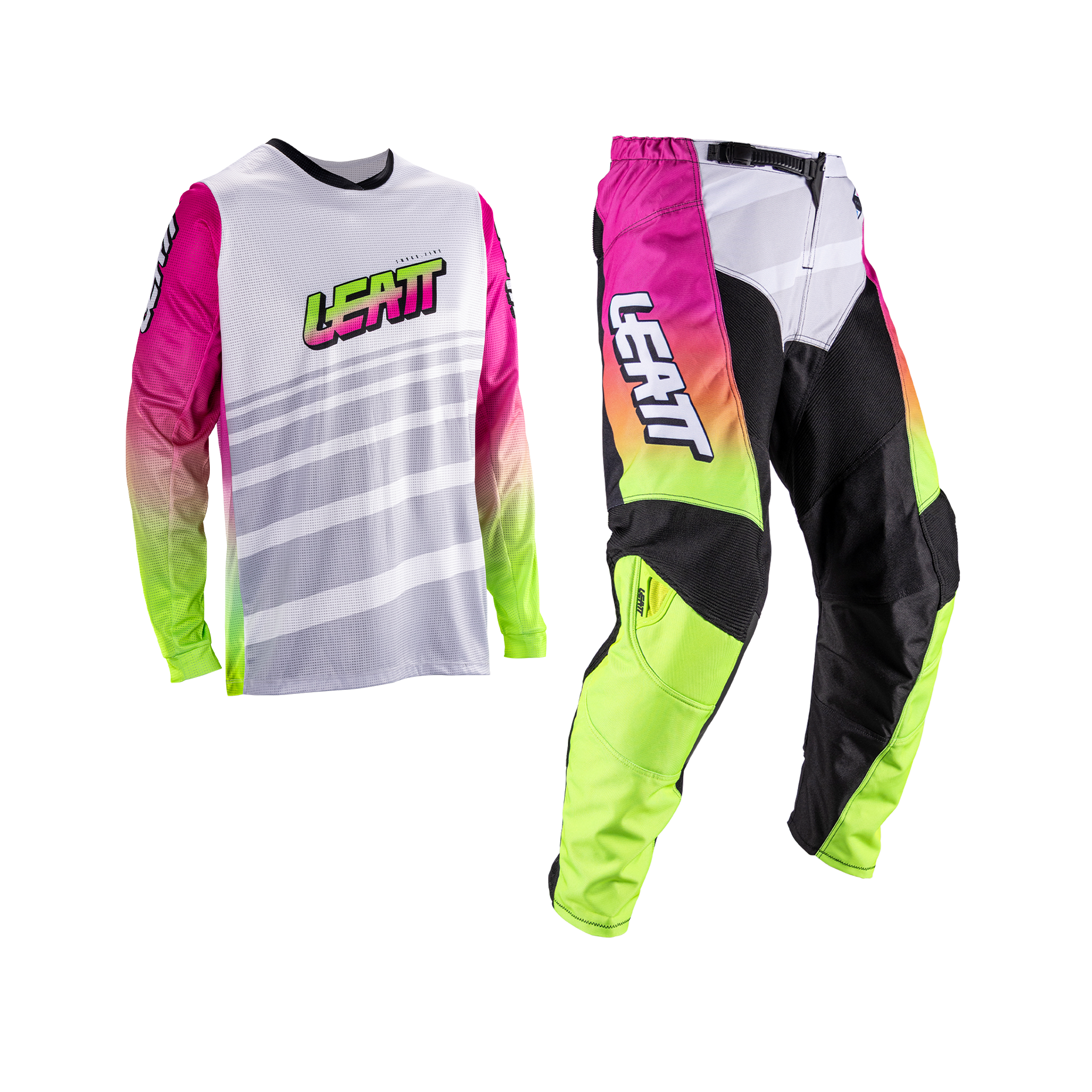 CALCA+CAMISOLA LEATT 3.5 RETRO PINK - L - 5026000763