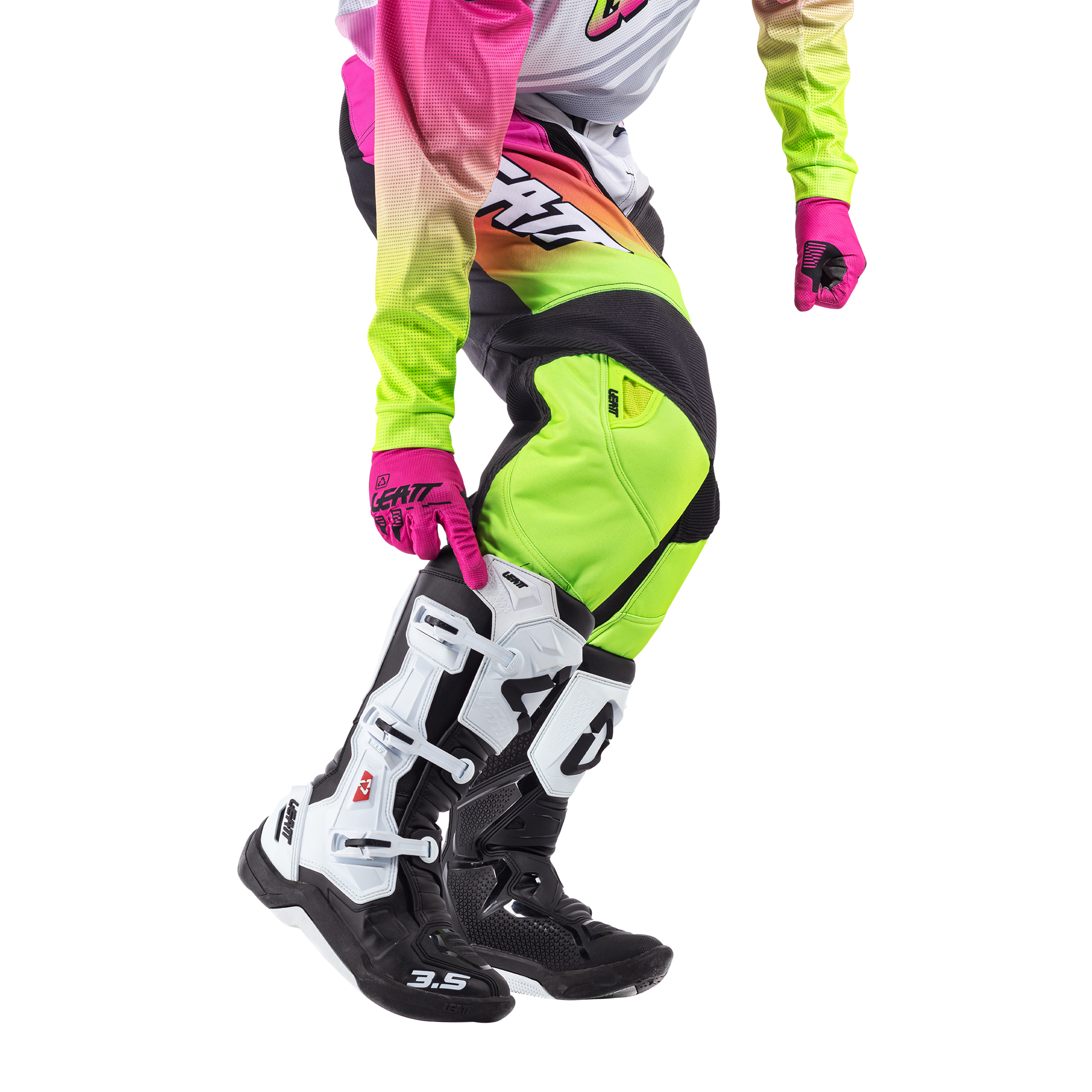 CALCA+CAMISOLA LEATT 3.5 RETRO PINK - L - 5026000763