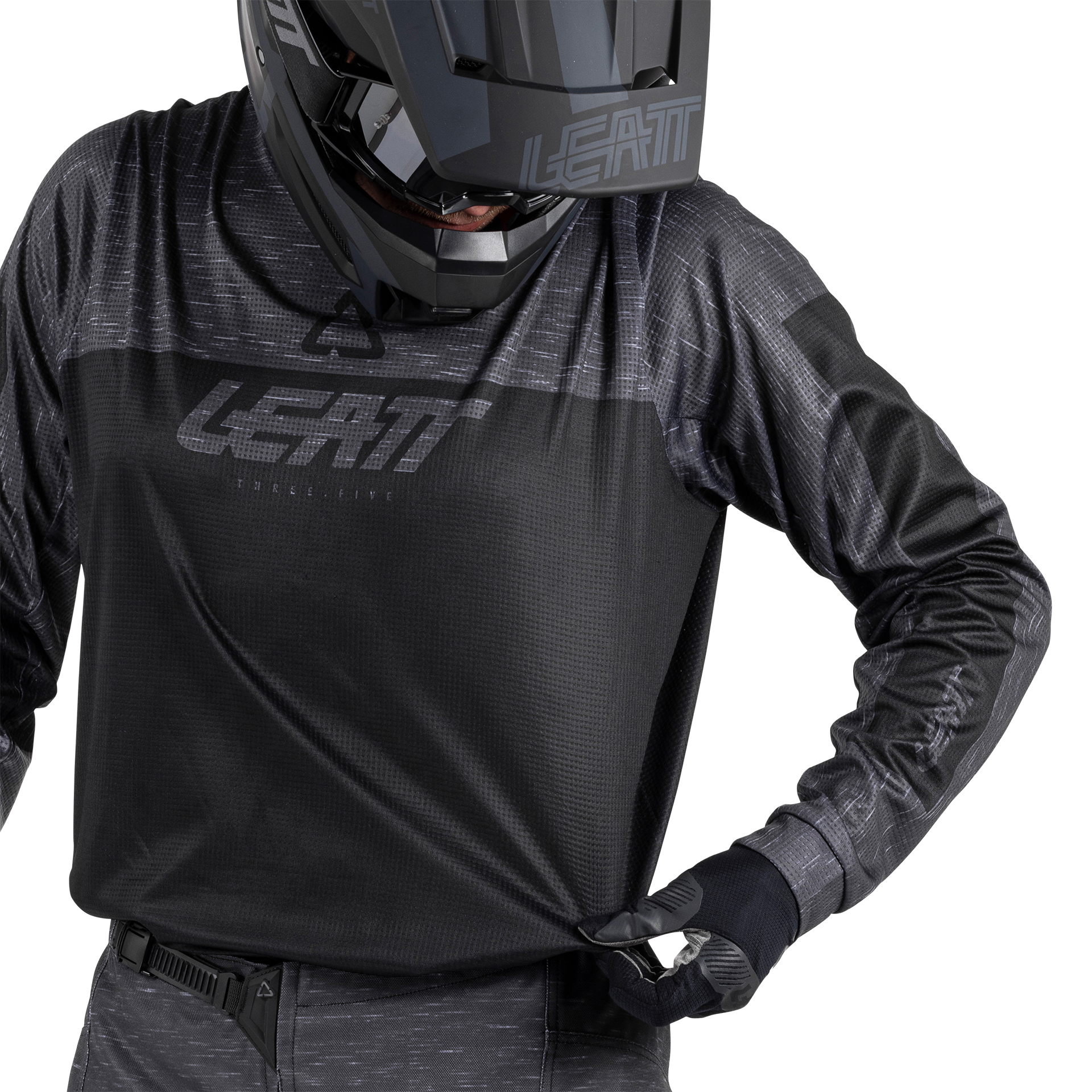CALCA+CAMISOLA LEATT 3.5 STEALTH PRETO/CINZA - XXL - 5026000785