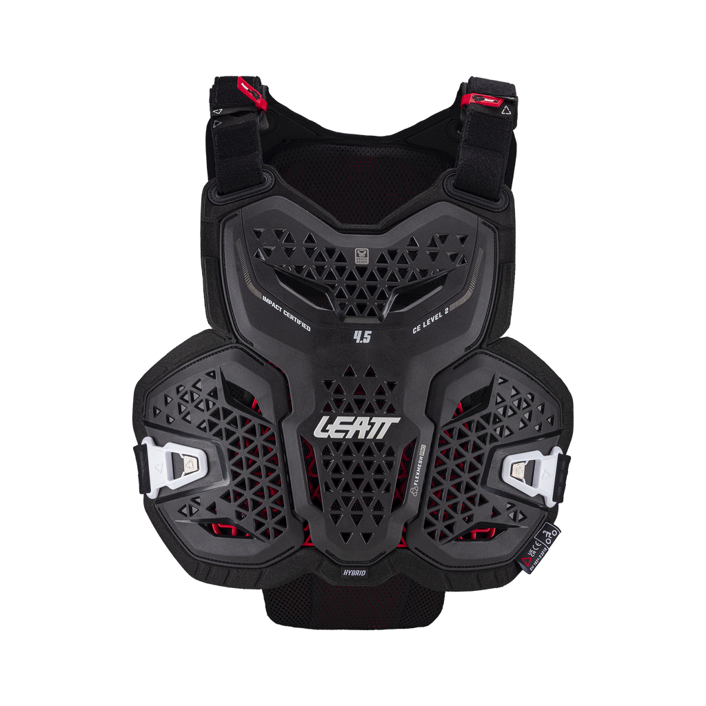 PEITORAL LEATT 4.5 HYBRID PRETO - L/XL - 172-184cm - 5026010561