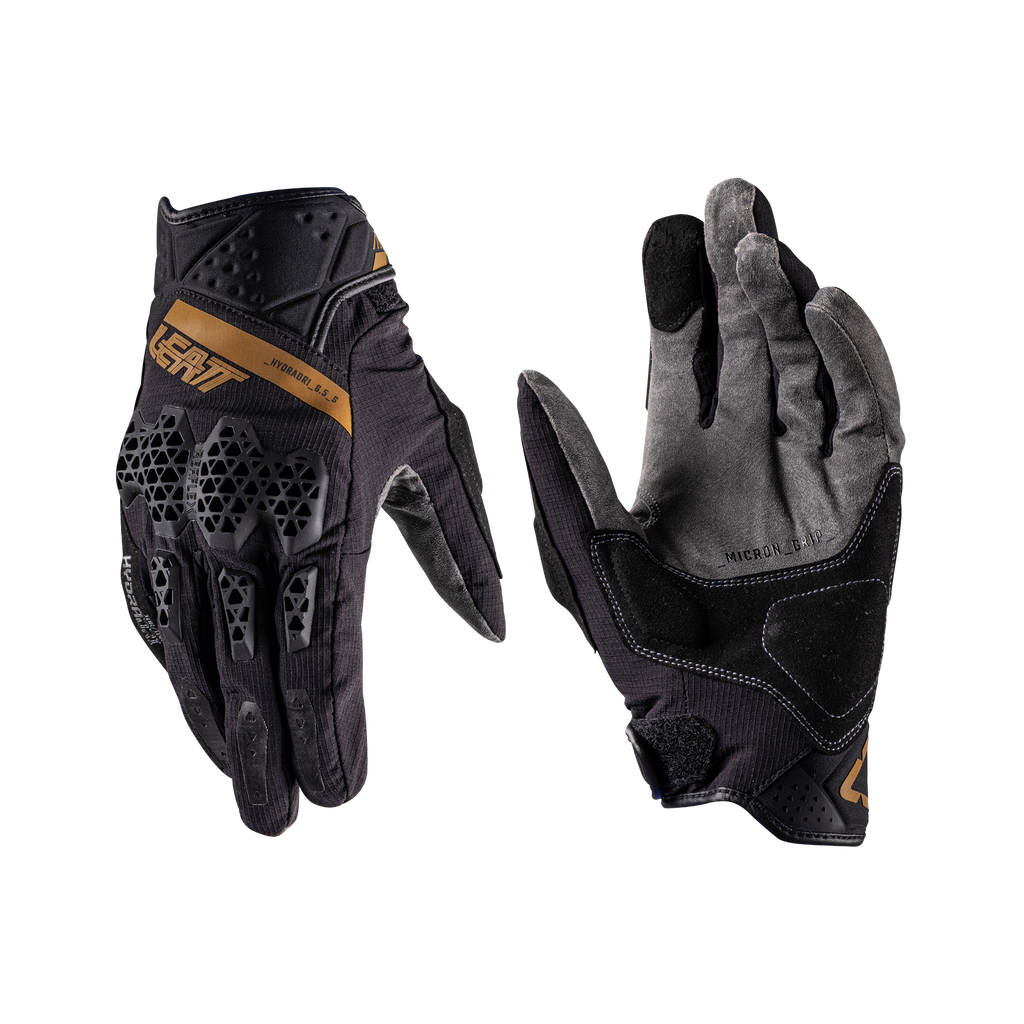 LUVAS LEATT ADV 6.5 HYDRADRI SHORT STEALTH PRETO/CINZA - M - 6026003552