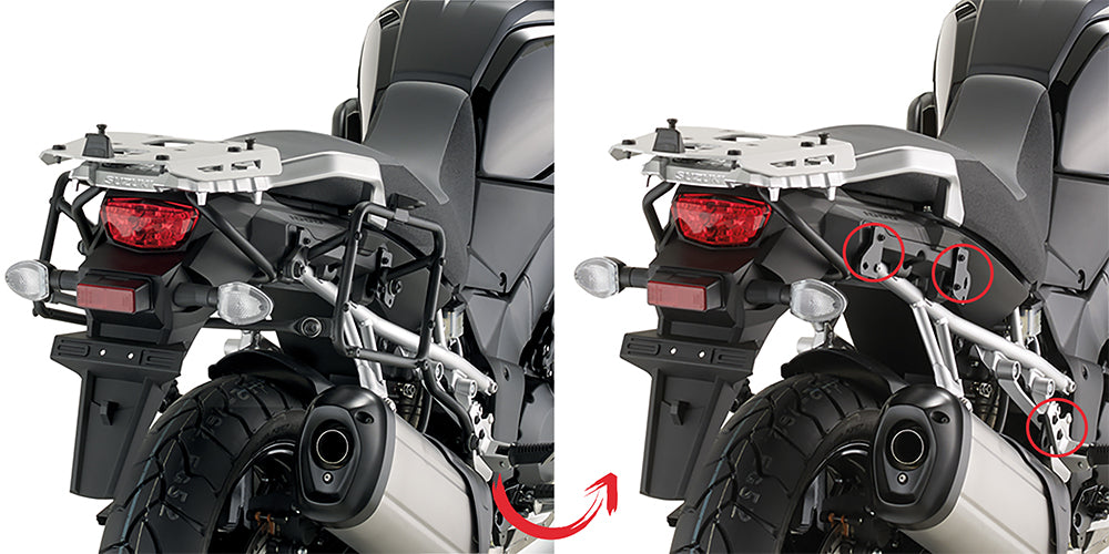 KLR3105 RACK MALAS LATERAIS SUZUKI DL1000 V-STROM 14/19