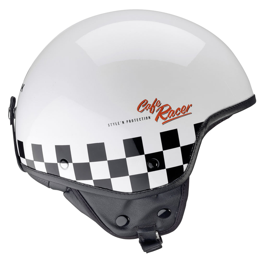 CAPACETE HEVIK HV9 CAFE RACER BRC - S (HHV9FCFRC56) -