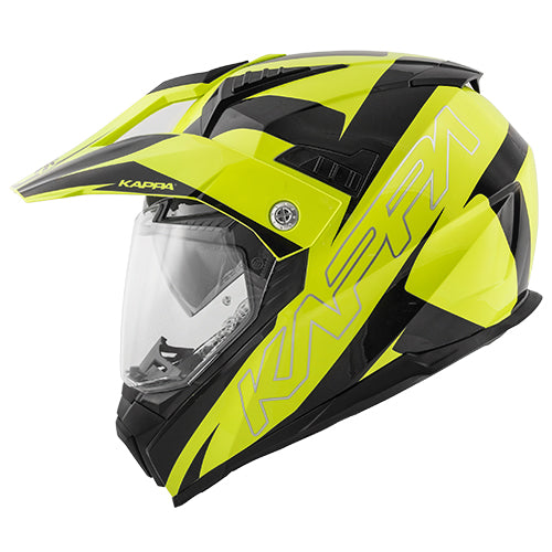 CAPACETE KAPPA KV30 ENDURO FLASH NEON/PRETO - S (HKKV30FFHYB56) -