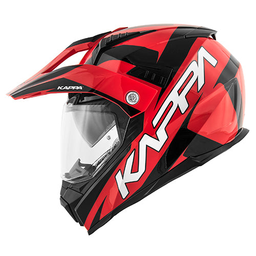 CAPACETE KAPPA KV30 ENDURO FLASH PRETO/VERM - XL (HKKV30FFHRB61) -