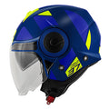 CAPACETE KAPPA KV37 EVO STYLE AZUL MAT/AMARELO - M - HKKV37RSYLY58 -