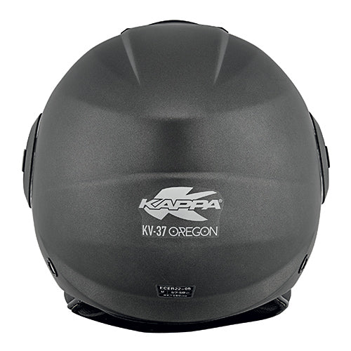 CAPACETE KAPPA KV37 EVO BASIC TITANIO MAT - S - HKKV37SG76856 -