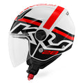 CAPACETE KAPPA KV28 EVO JOIN BRANCO/PRETO/VERMELHO - L - HKKV28RJNWR59 -