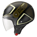 CAPACETE KAPPA KV40 SHAPES PRETO MAT/CASTANHO - S - HKKV40FSPBG56 -