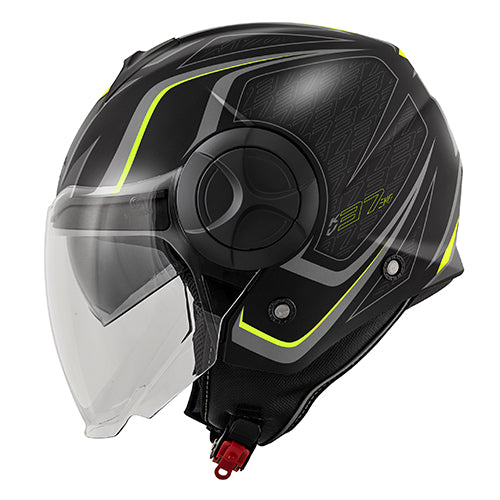 CAPACETE KAPPA KV37 EVO SHARP PRETO MAT/AMARELO - L - HKKV37RSABY60 -