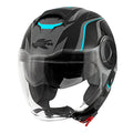CAPACETE KAPPA KV37 EVO SHARP PRETO MAT/AZUL - XL - HKKV37RSAPT61 -
