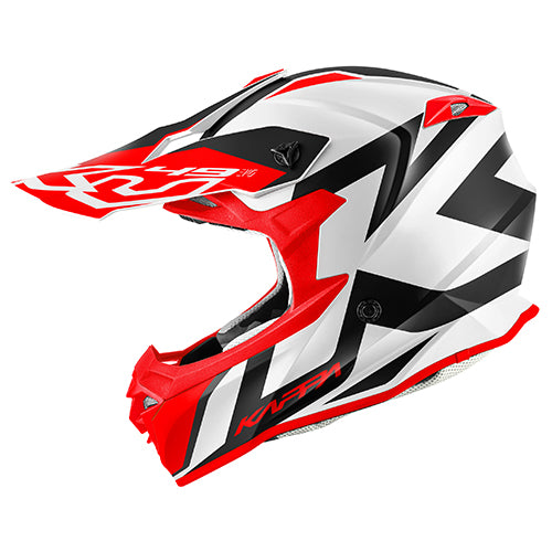 CAPACETE KAPPA KV49 EVO GREAT BRANCO/VERMELHO/PRETO - XL - HKKV49RREWR61 -