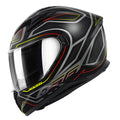 CAPACETE KAPPA KV56 GRAPHIC NEON PRETO MAT/VERMELHO - L - HKKV56FNNBR60 -