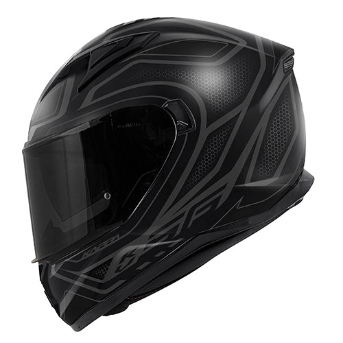 CAPACETE KAPPA KV56 GRAPHIC NEON PRETO MAT - XL - HKKV56FNNBK61-