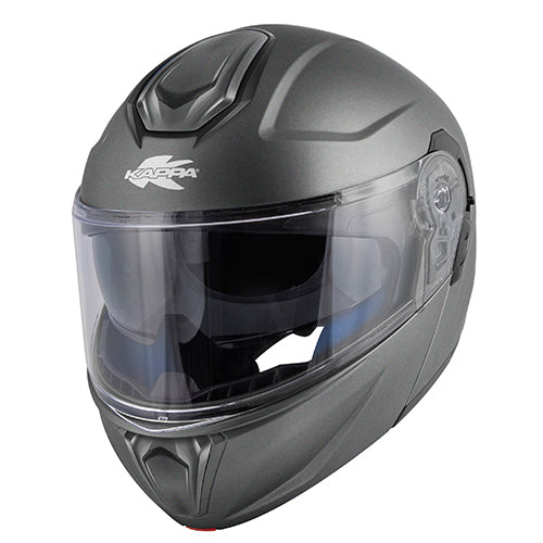 CAPACETE KAPPA KV50 SOLID TITANIO MAT - L - HKKV50BG76860