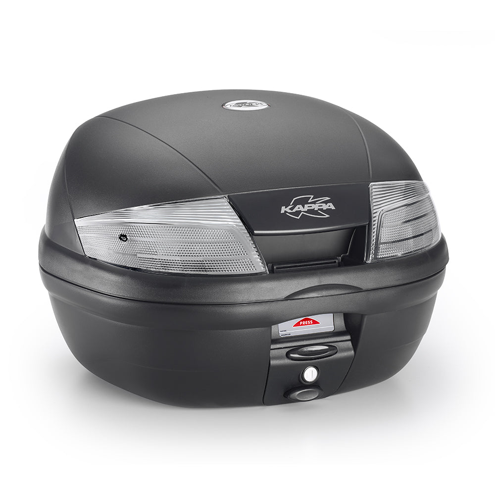 K35NT2 TOP CASE 35L PRETO REFLECTOR TRANSPARENTE