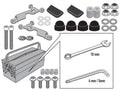 A1200AK KIT P/VIDRO KAPPA HONDA CB750 HORNET 23/24