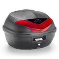 K355N2 TOP CASE 35L PRETO C/ REFLECTOR VERMELHO C/ BASE 628