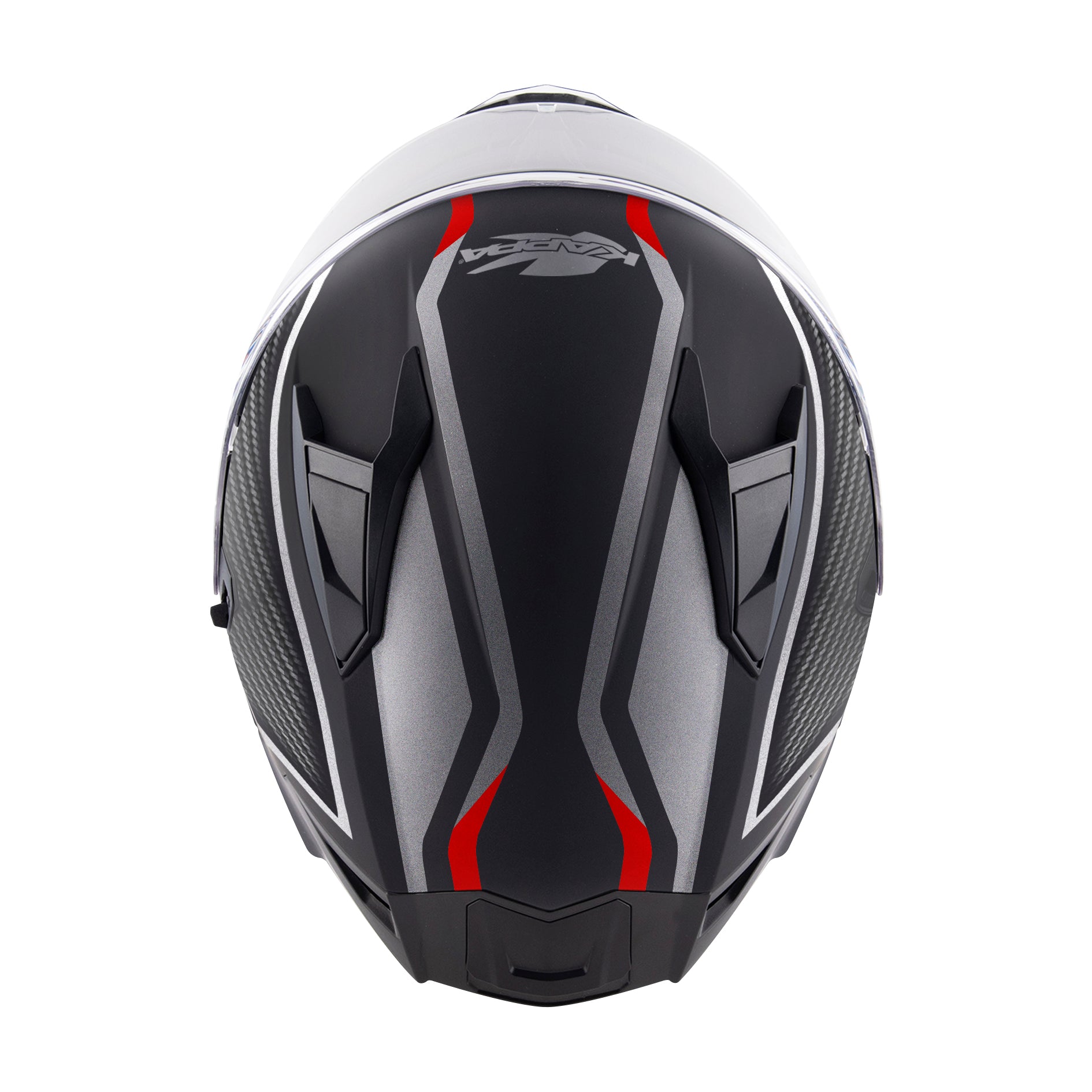 CAPACETE KAPPA KV52 KRONOS PRETO MAT/CINZA - M - HKKV52FKRBK58
