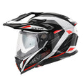 CAPACETE KAPPA KV33 ENDURO WIZARD BRANCO/PRETO/VERMELHO - XL - HKKV33FWZWR61
