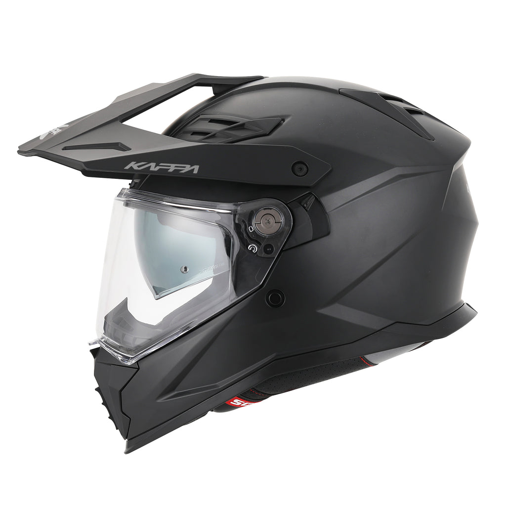 CAPACETE KAPPA KV33 ENDURO SOLID PRETO MAT - M - HKKV33BN90058