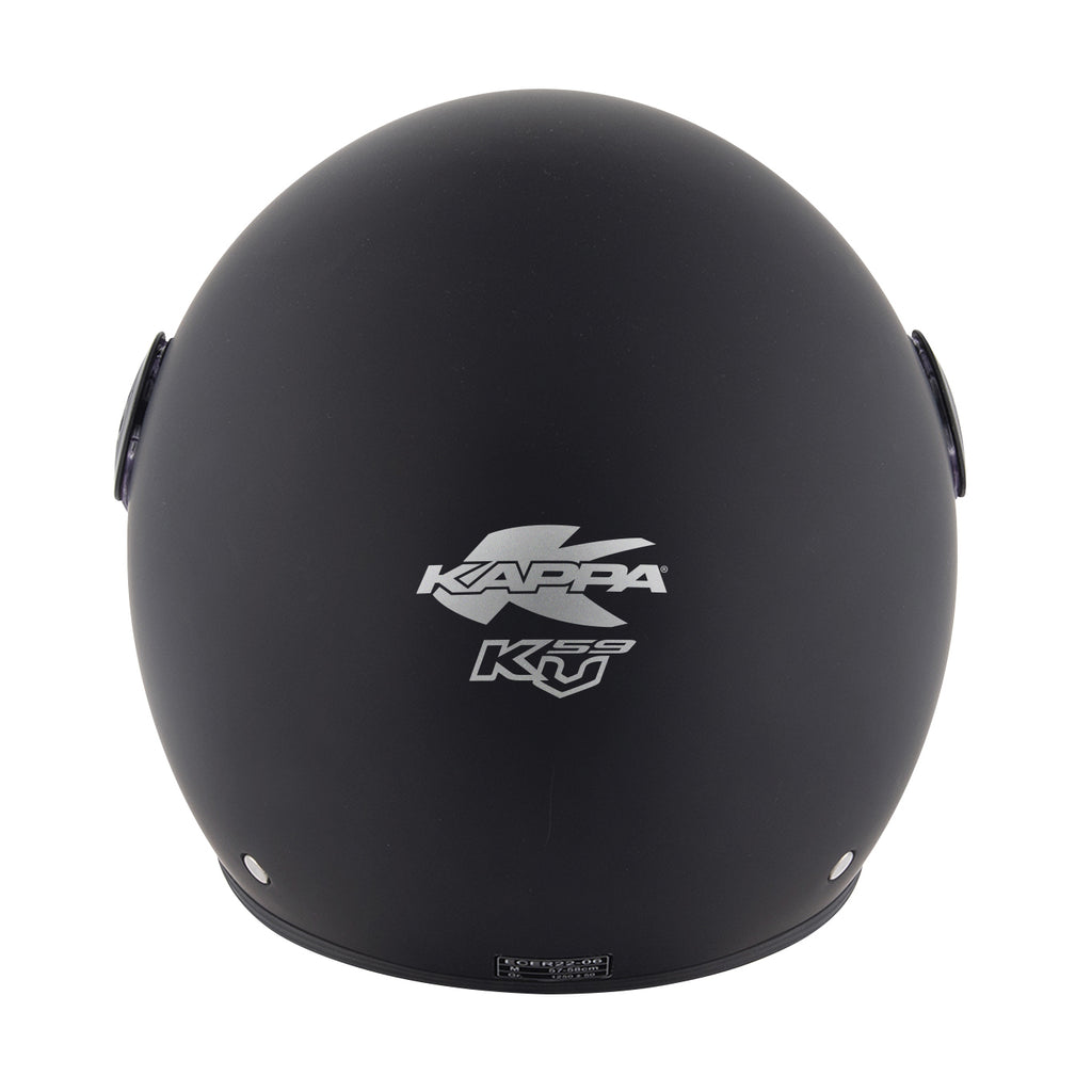 CAPACETE KAPPA KV59 SOLID PRETO MAT - M - HKKV59BN90057