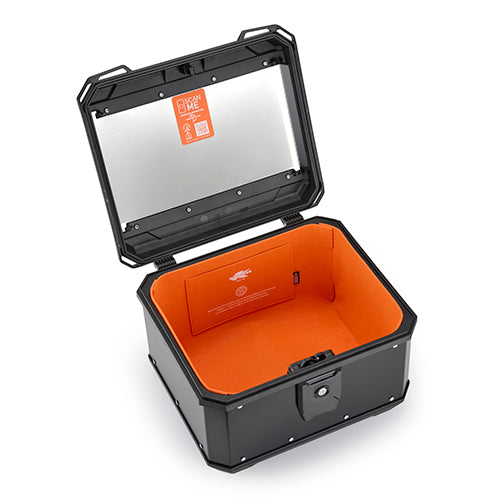 KMX400B TOP CASE K-METROBOX ALUMINIO PRETO 40LTS MONOLOCK