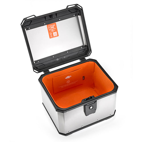 KMX500A TOP CASE K-METROBOX ALUMINIO 50LTS MONOLOCK
