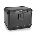 KMX500B TOP CASE K-METROBOX ALUMINIO PRETO 50LTS MONOLOCK