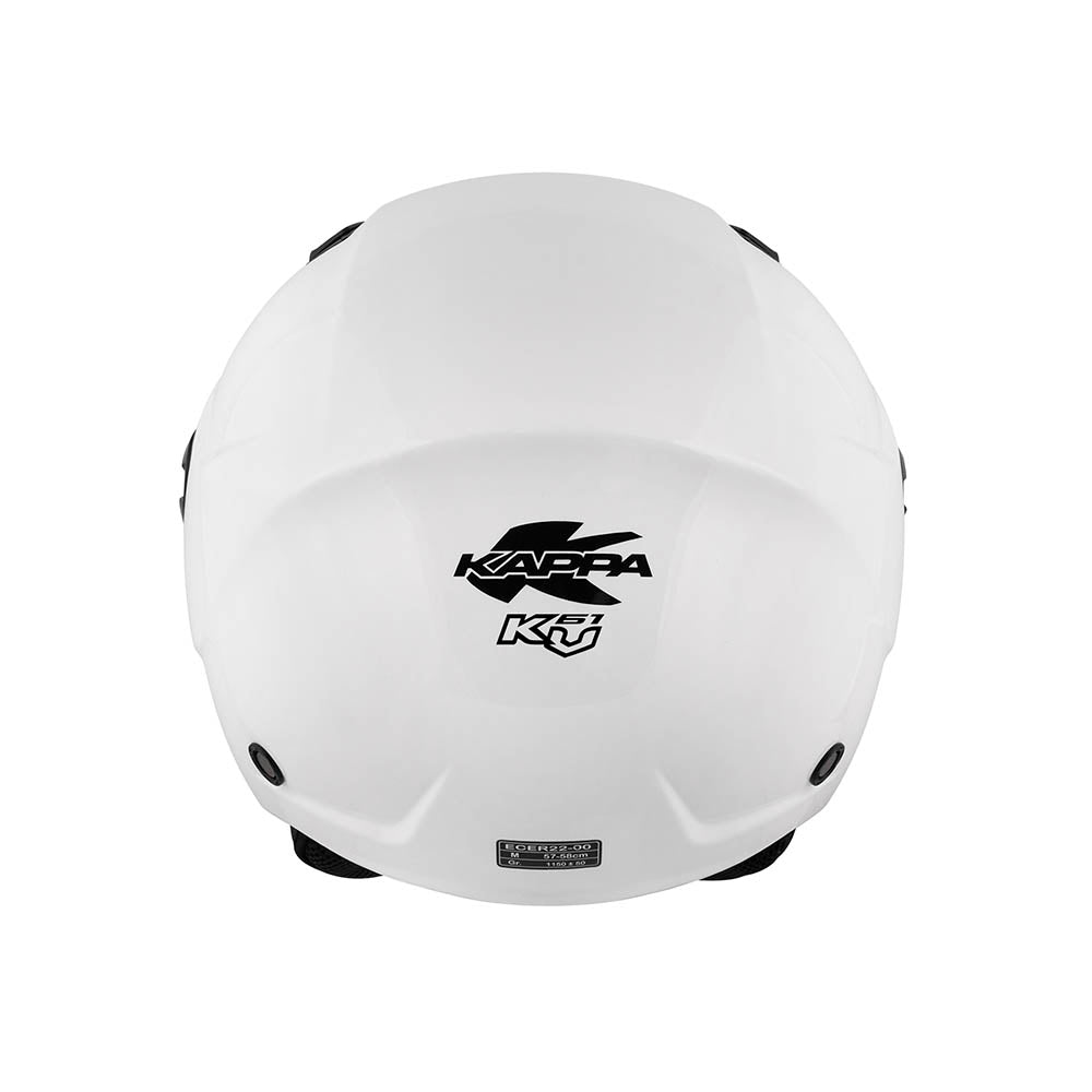 CAPACETE KAPPA KV61 SOLID BRANCO - M - HKKV61BB91058