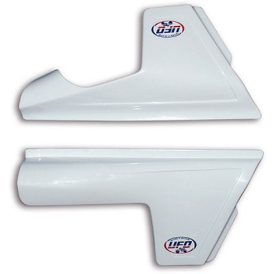 TAMPAS LATERAIS "VINTAGE" KTM BRANCO - ME08061/W