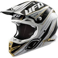 CAPACETE UFO WARRIOR TRAIL HE001 PRETO/BRANCO (K) - S -