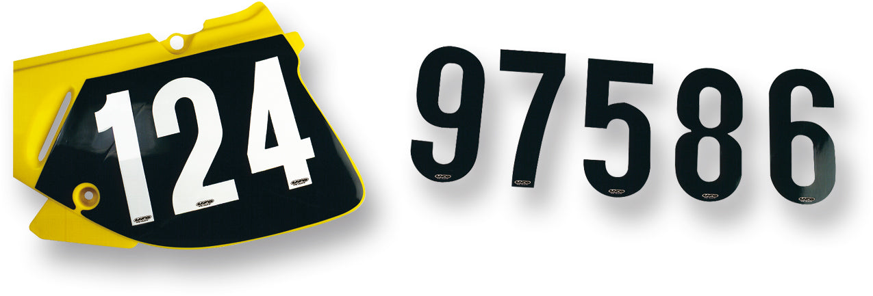 JOGO 5 NUMEROS ENDURO 13CM PRETOS-AD02482/K9 - 9