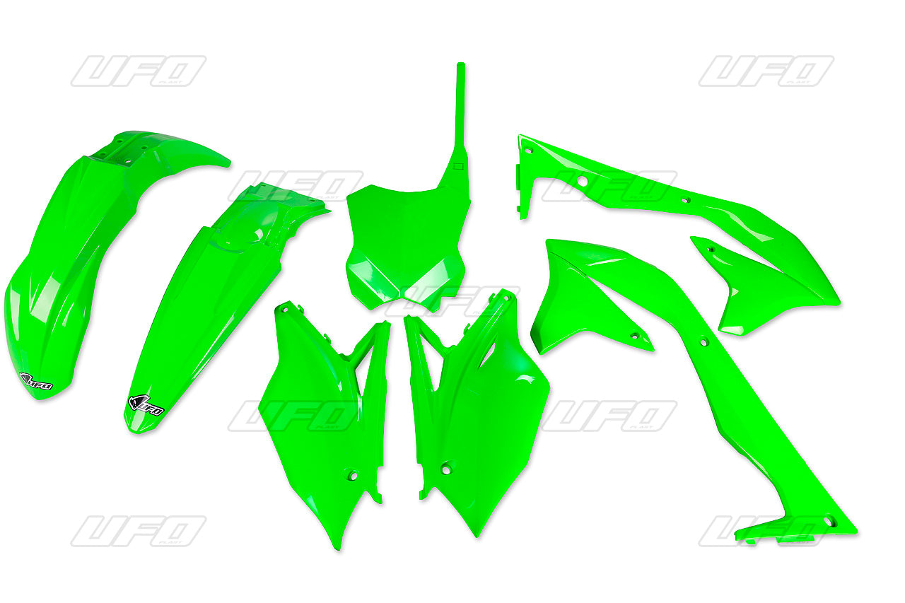 KIT PLASTICOS KX450F 16/17 VERDE FLUO - KAKIT223AFLU