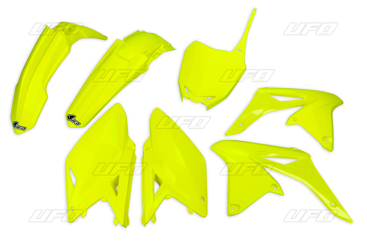 KIT PLASTICOS RMZ250 14/18 AMARELO FLUO - SUKIT416DFLU