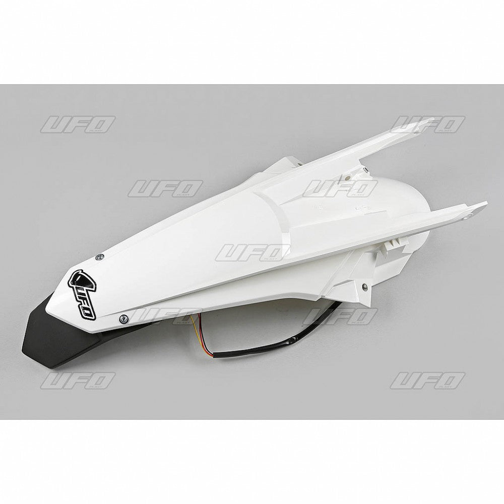 GUARDA LAMAS TRAS COM LED KTM EXC/EXCF 17/19 BRANCO - KT04070/047