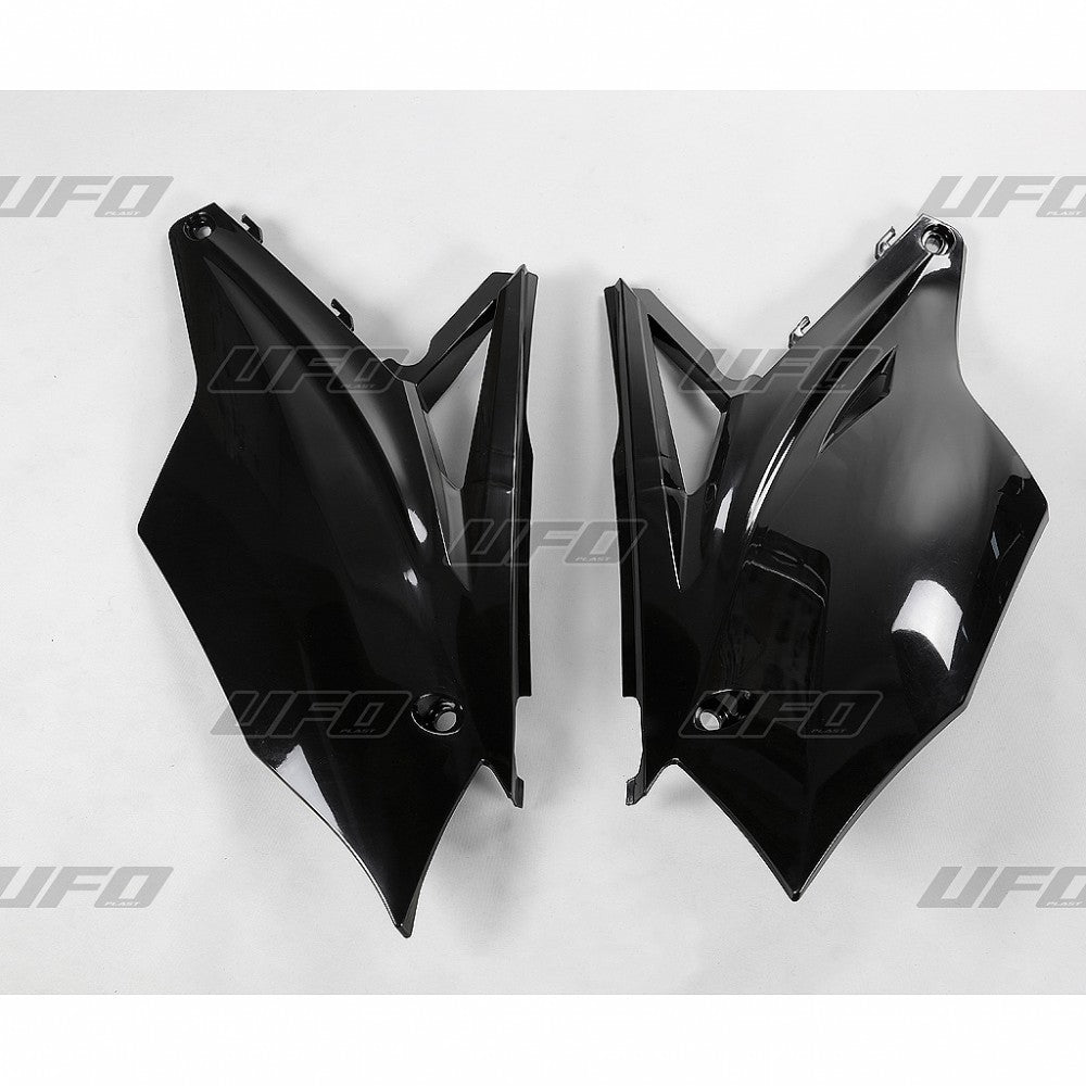 TAMPAS LATERAIS KX250F 17/19 KX450F 16/18 PRETO - KA04737/001