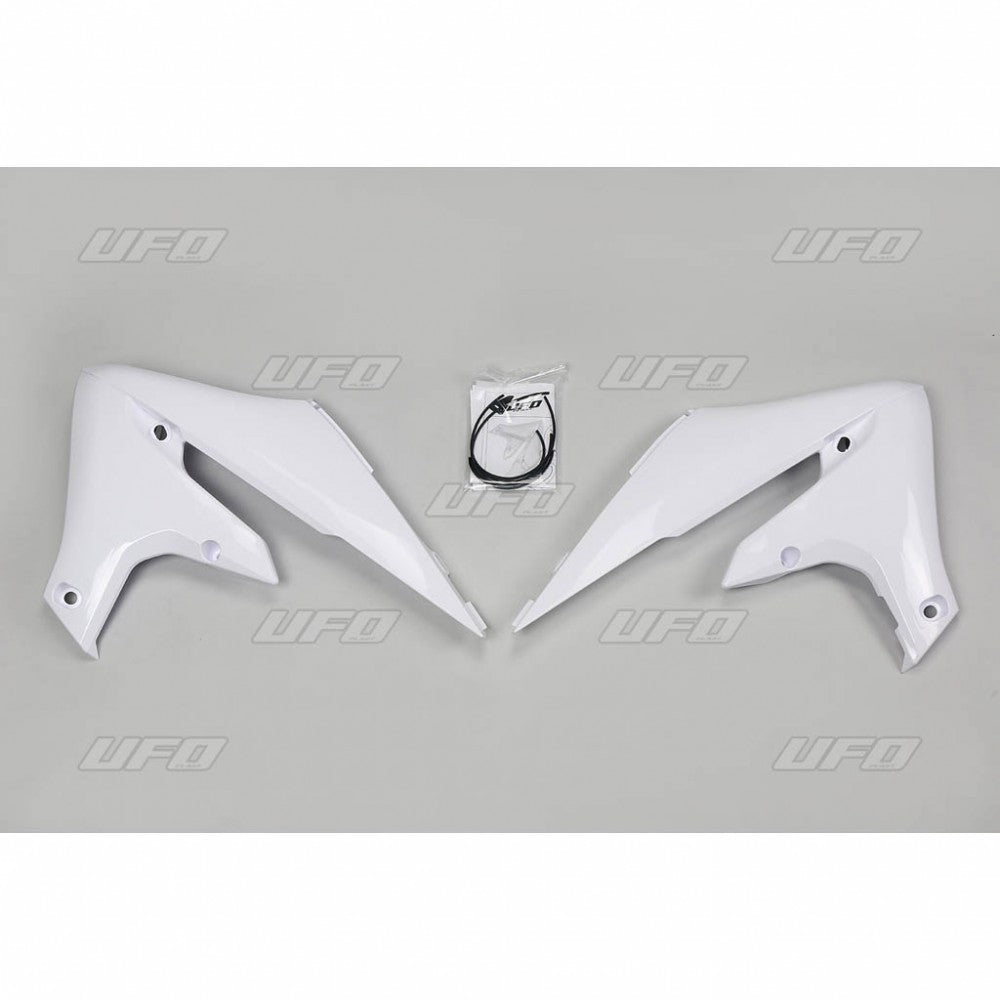TAMPAS RADIADOR YZF450 18/19 YZF250 19 BRANCO - YA04858/046