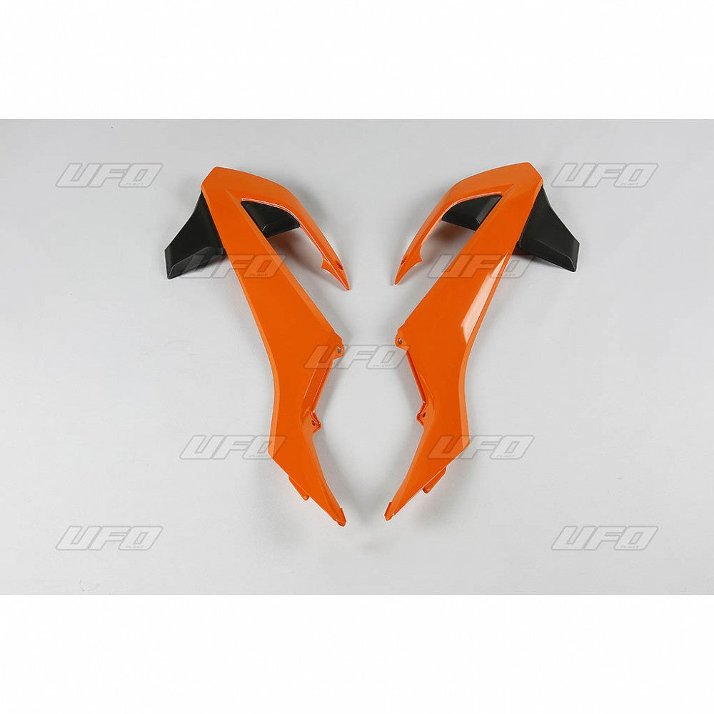 TAMPAS RADIADOR KTM SX65 16/18 LARANJA/PRETO - KT04073/999
