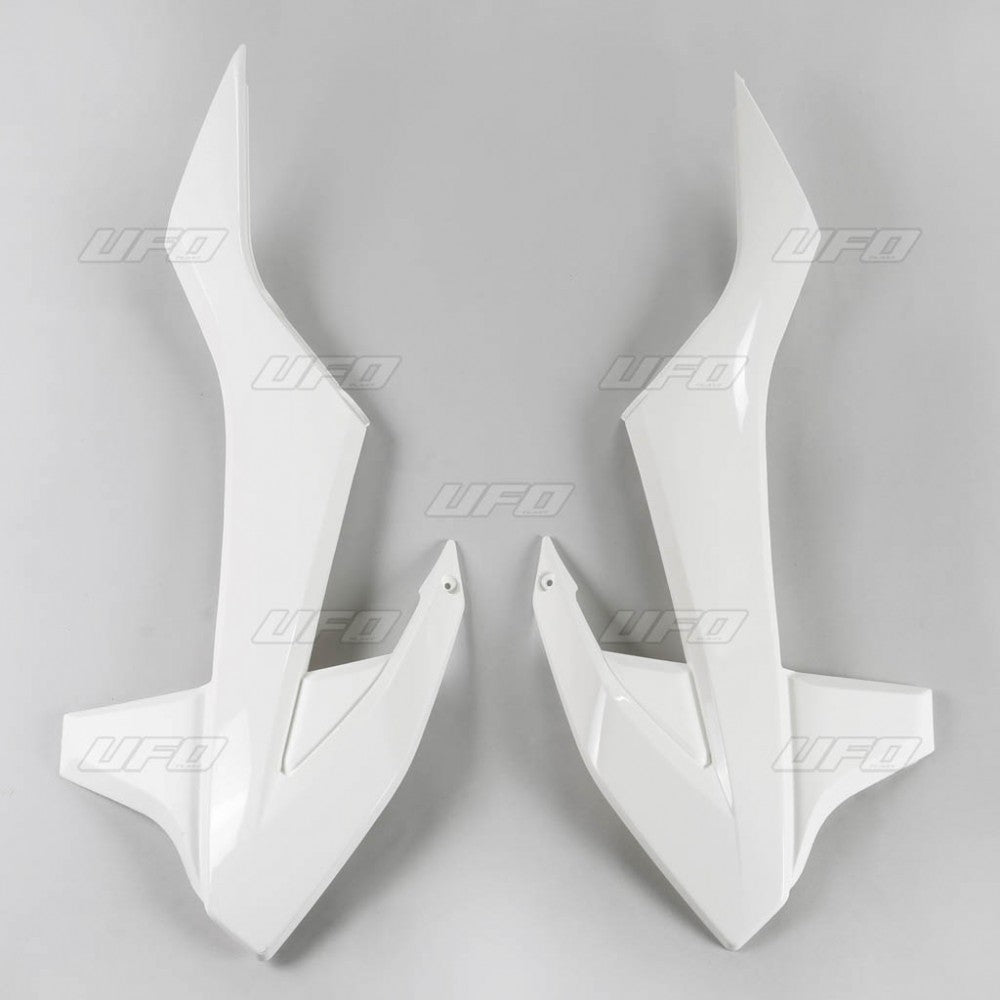 TAMPAS RADIADOR KTM SX85 18/19 BRANCO - KT04085/047