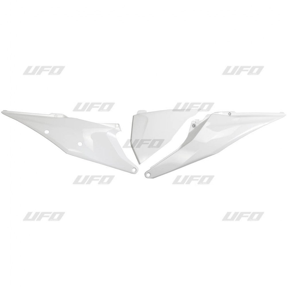 TAMPAS LATERAIS KTM SXF 19 C/TAMPA CX BRANCO - KT04093/047