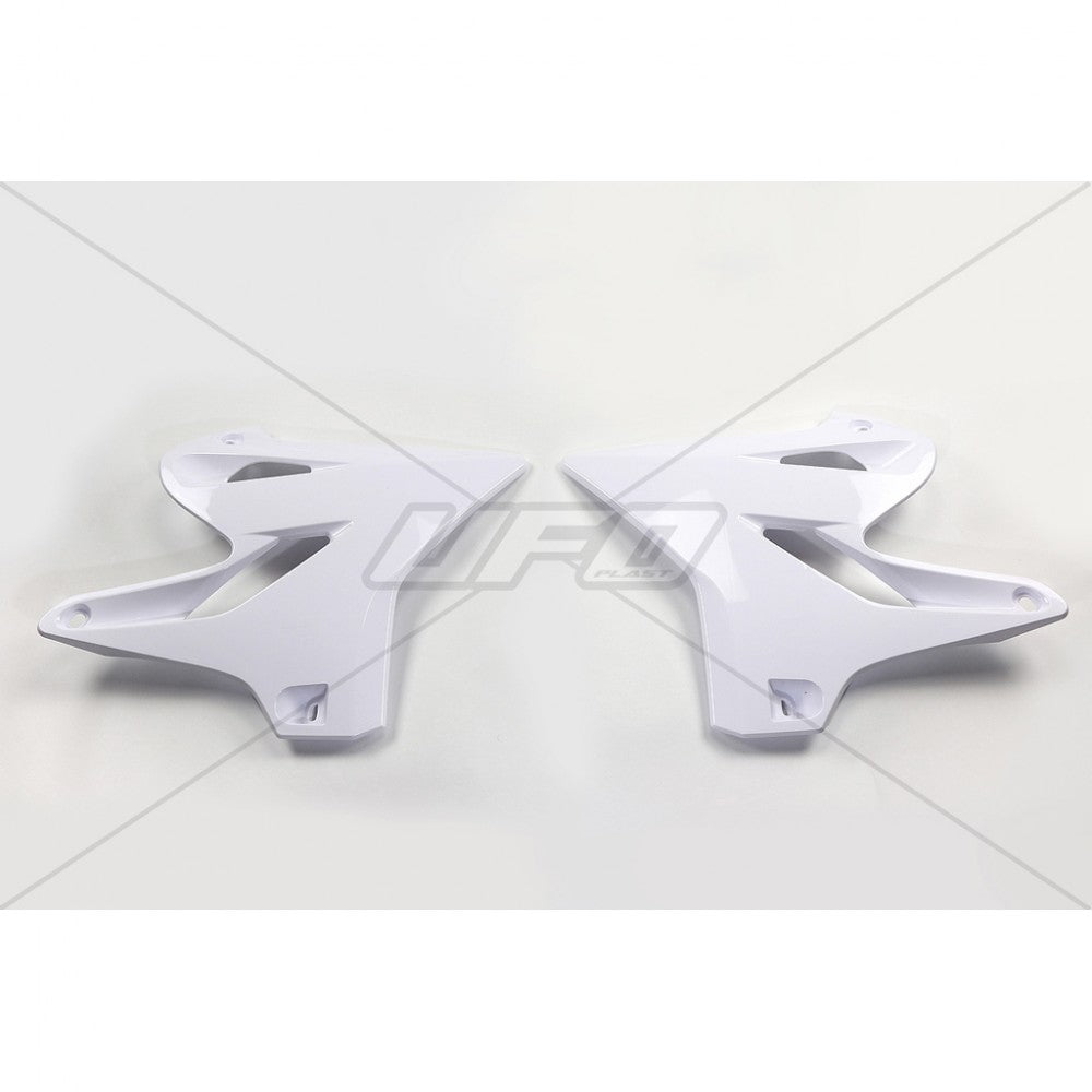 TAMPAS RADIADOR YZ125/250 15/19 BRANCO - YA04844/046
