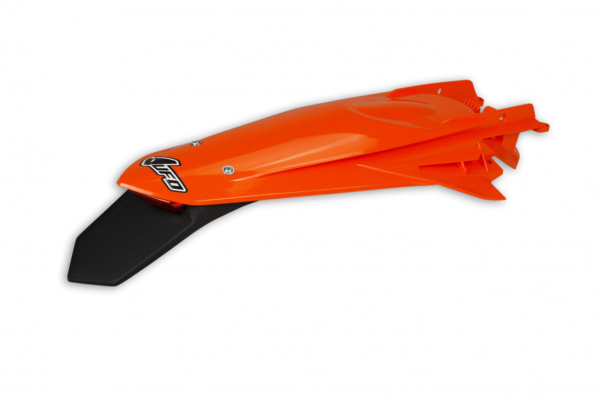 GUARDA LAMAS TRAS COM LED KTM EXC/EXC-F 150/250/300/350/450/500 20/23 LARANJA - KT04097/127